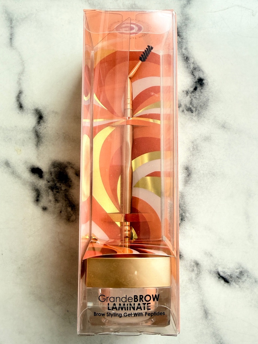 *NIB* Grande Cosmetics Laminate Brow Styling Gel with Peptides. Includes brush!